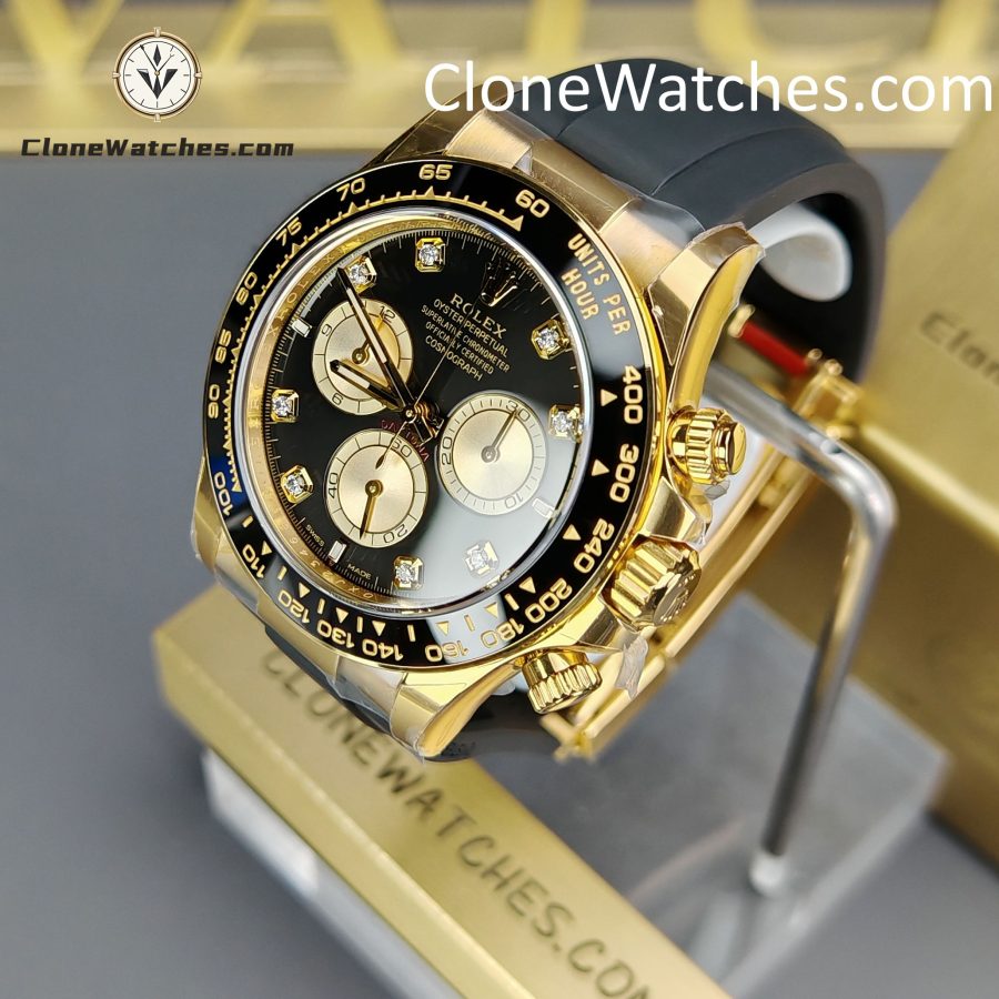 Rolex Super Clone Watches 1:1 Daytona 18k Gold M126518ln-0006 4131 Movement - Image 3