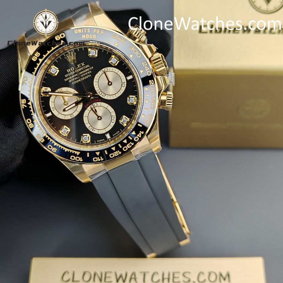 Rolex Super Clone Watches 1:1 Daytona 18k Gold M126518ln-0006 4131 Movement - Image 4