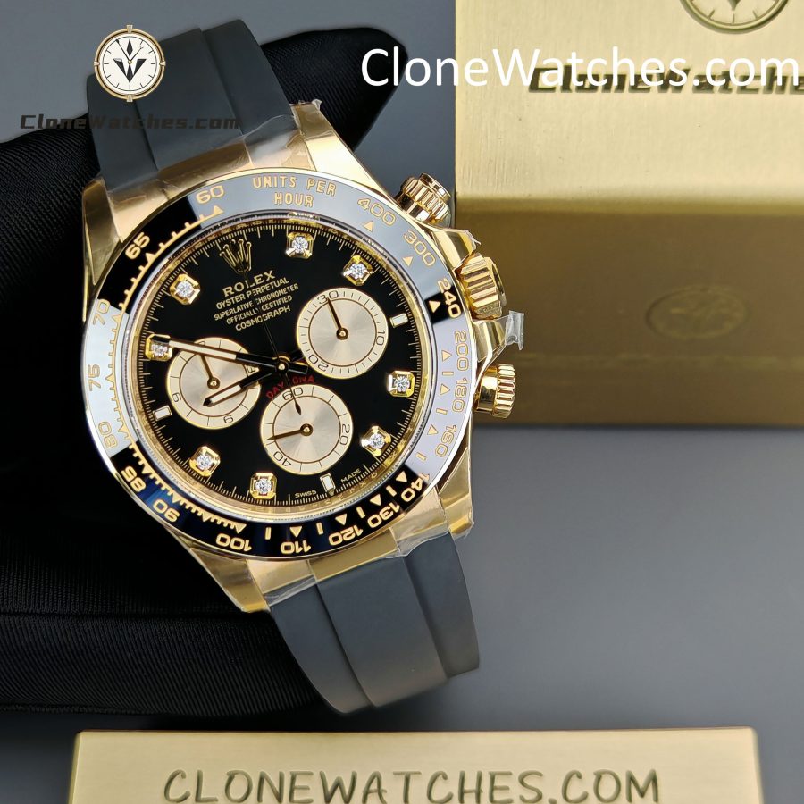 Rolex Super Clone Watches 1:1 Daytona 18k Gold M126518ln-0006 4131 Movement - Image 5