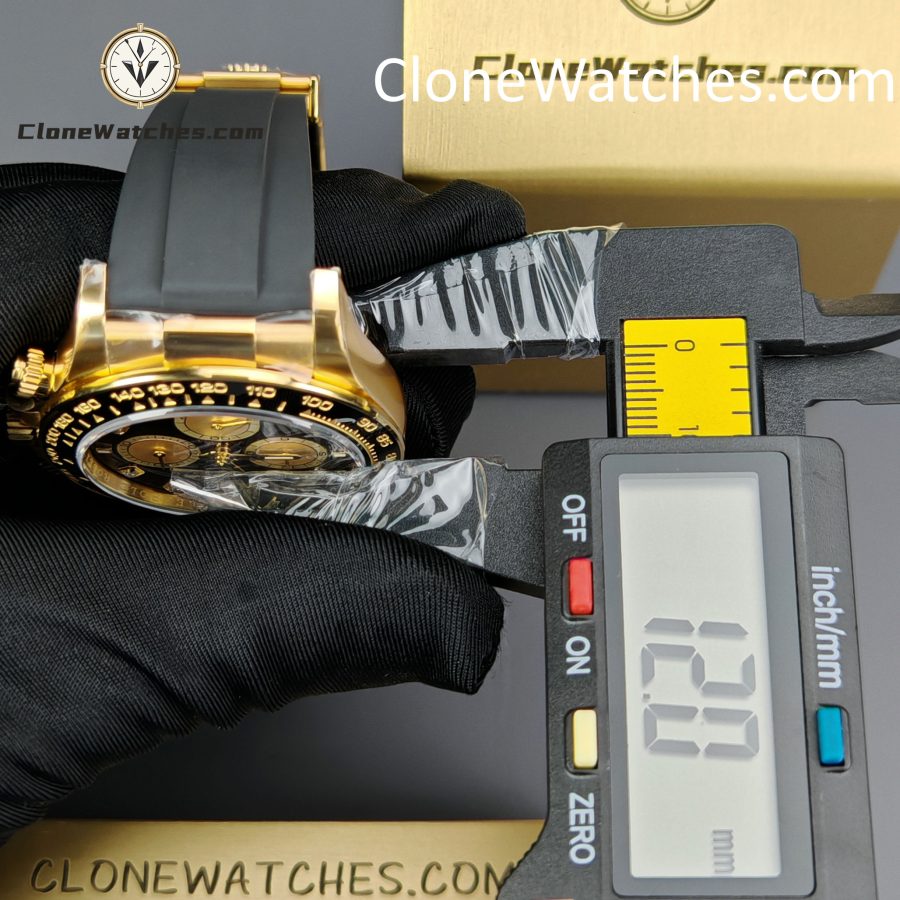 Rolex Super Clone Watches 1:1 Daytona 18k Gold M126518ln-0006 4131 Movement - Image 15