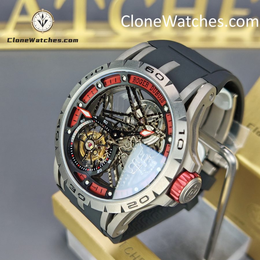 Roger Dubuis Super Clone Watches 1:1 Excalibur Spider Skeleton Tourbillon RDDBEX0545 42MM - Image 3