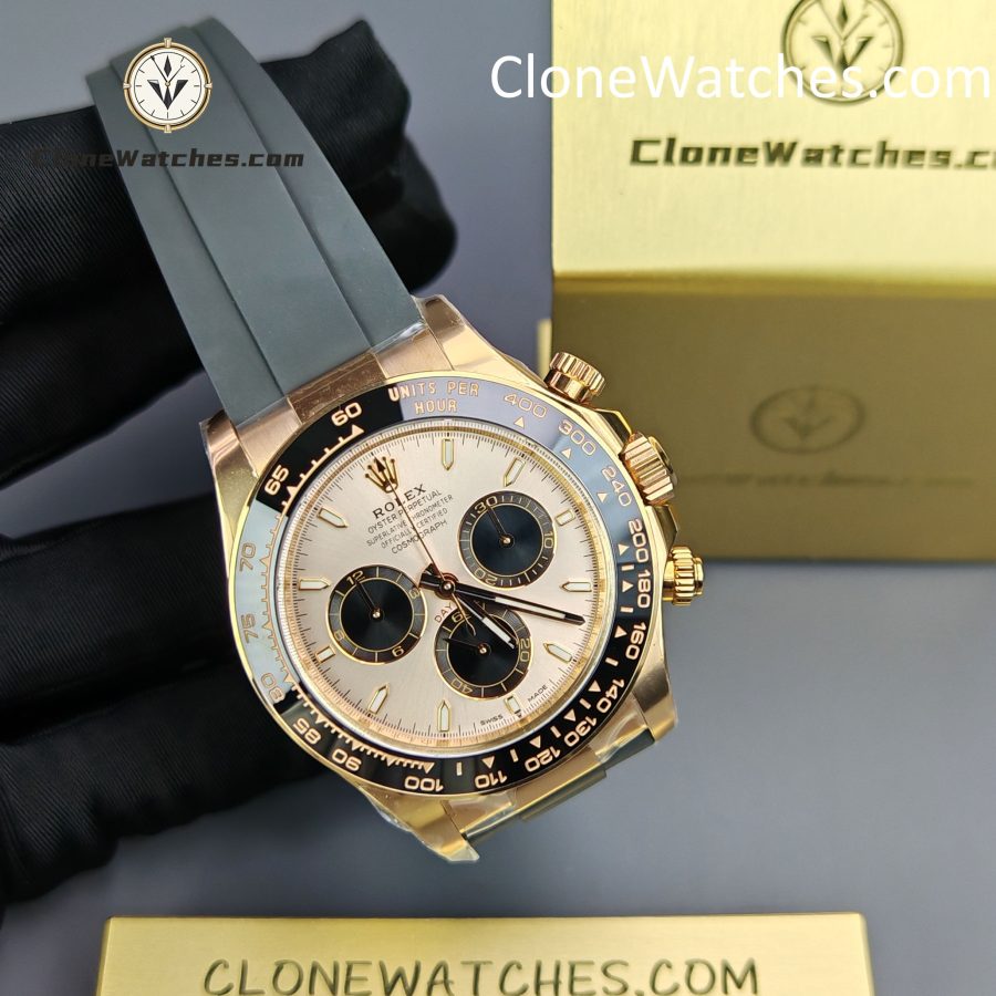 Rolex Super Clone Watches 1:1  Daytona Rose Gold M126515ln-0006 4131 Movement - Image 4