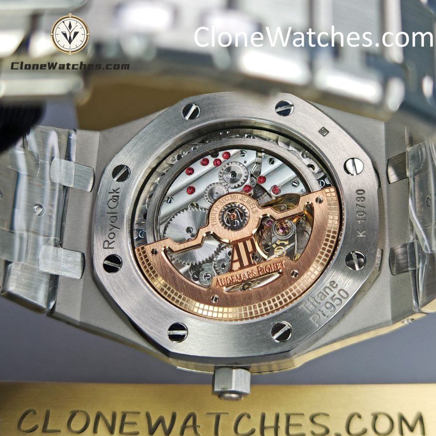 Audemars Piguet Super Clone Watches 1:1 Royal Oak “Jumbo” 15202IP Blue Dial - Image 11