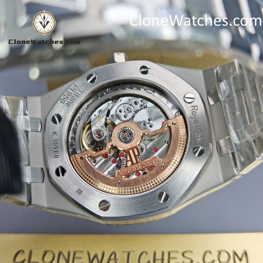 Audemars Piguet Super Clone Watches 1:1 Royal Oak “Jumbo” 15202IP Blue Dial - Image 12