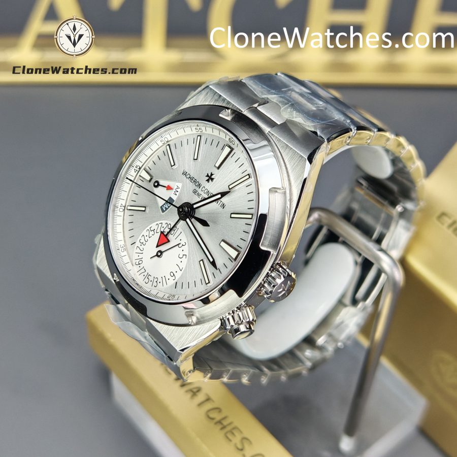 Vacheron Constantin Super Clone Watches 1:1 Overseas Dual Time 7920V/210A-B333 White Dial - Image 2