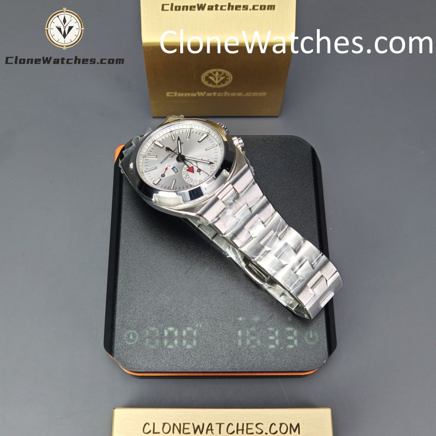 Vacheron Constantin Super Clone Watches 1:1 Overseas Dual Time 7920V/210A-B333 White Dial - Image 16