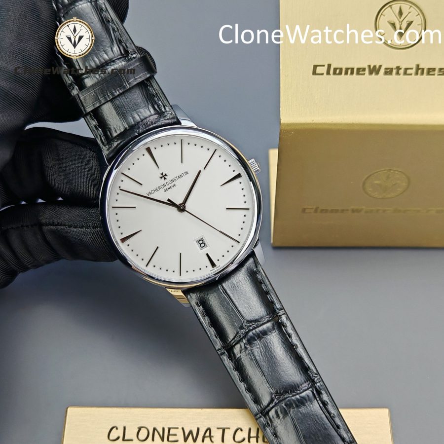 Vacheron Constantin Super Clone Watches 1:1 Patrimony 85180/000G-9230 White Dial - Image 5