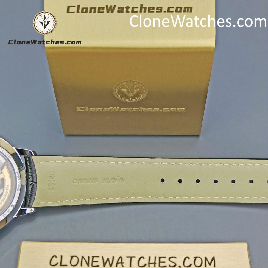 Vacheron Constantin Super Clone Watches 1:1 Patrimony 85180/000G-9230 White Dial - Image 11