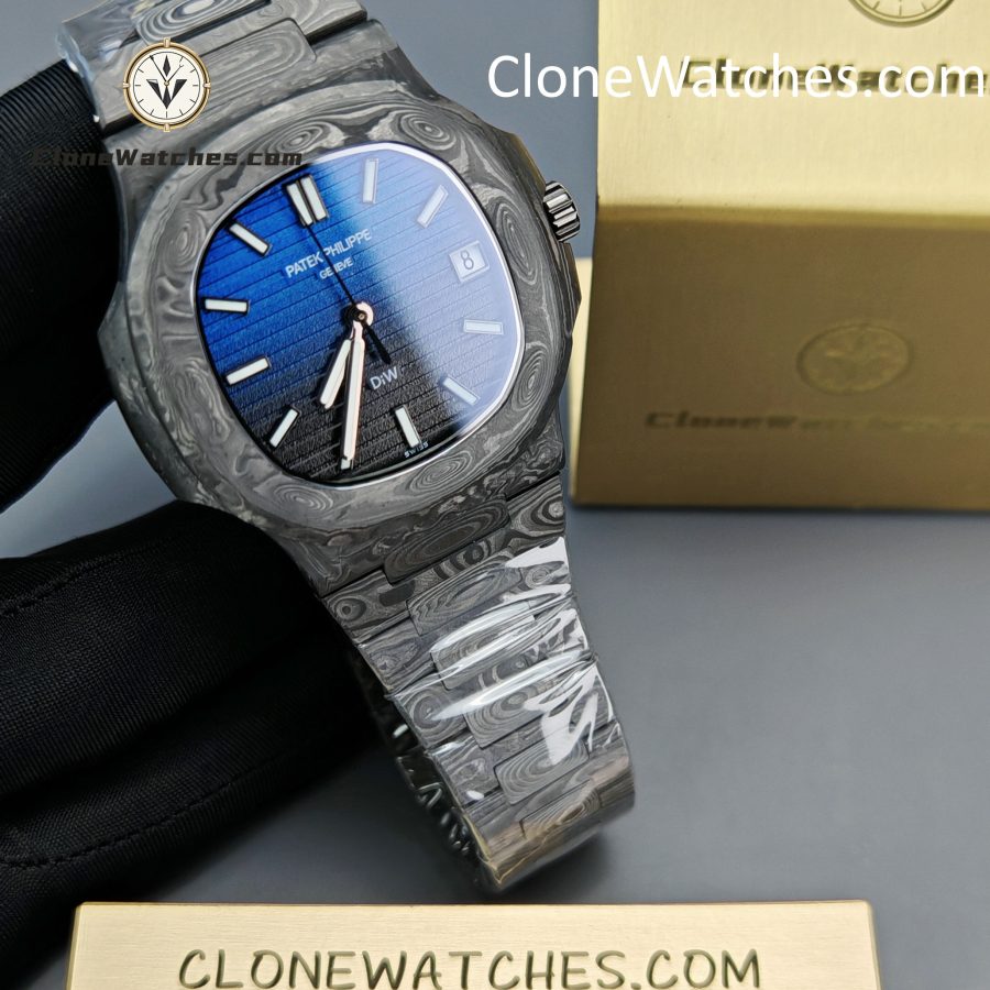 Modified Super Clone Watches 1:1 DiW Patek Philippe Nautilus 5711 BLACK GRAIL G-BLUE - Image 4
