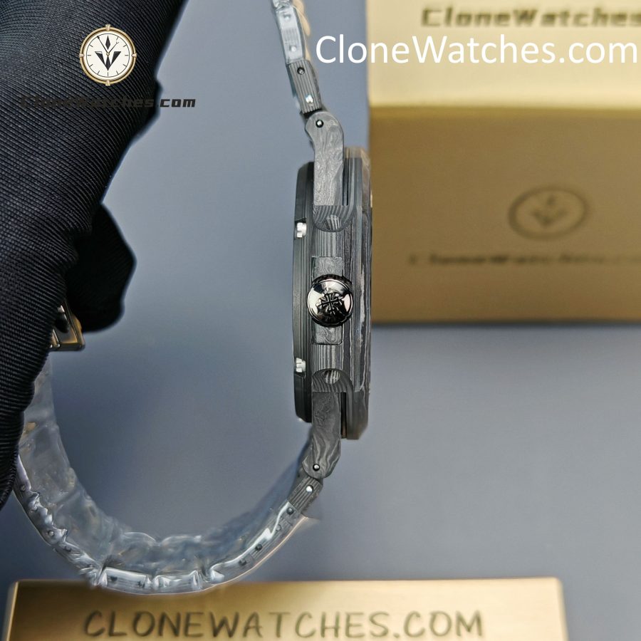 Modified Super Clone Watches 1:1 DiW Patek Philippe Nautilus 5711 BLACK GRAIL G-BLUE - Image 8
