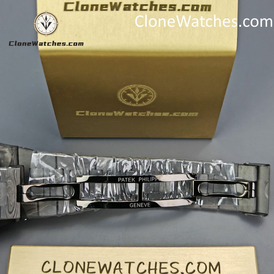 Modified Super Clone Watches 1:1 DiW Patek Philippe Nautilus 5711 BLACK GRAIL G-BLUE - Image 13