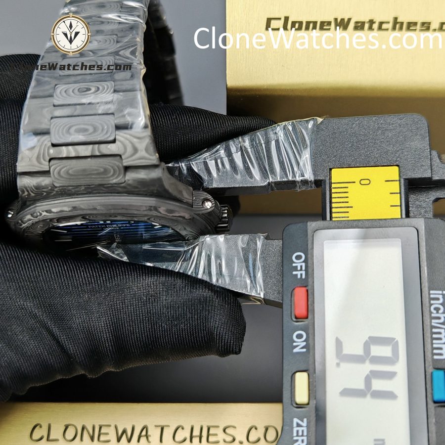 Modified Super Clone Watches 1:1 DiW Patek Philippe Nautilus 5711 BLACK GRAIL G-BLUE - Image 15