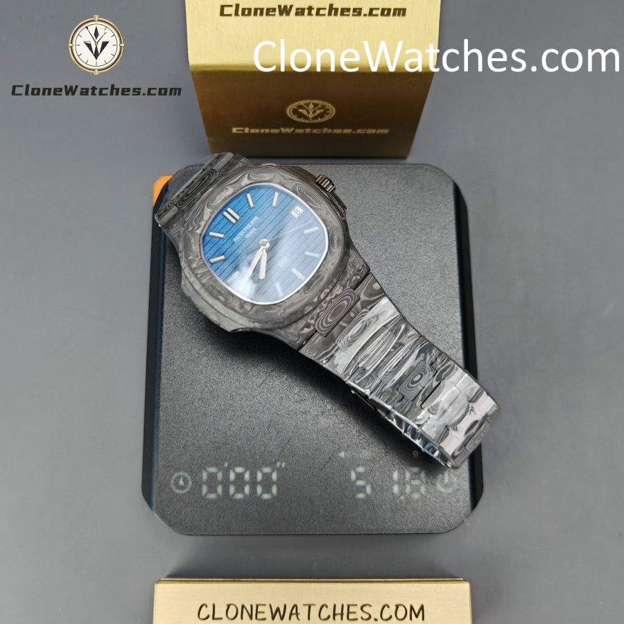 Modified Super Clone Watches 1:1 DiW Patek Philippe Nautilus 5711 BLACK GRAIL G-BLUE - Image 16