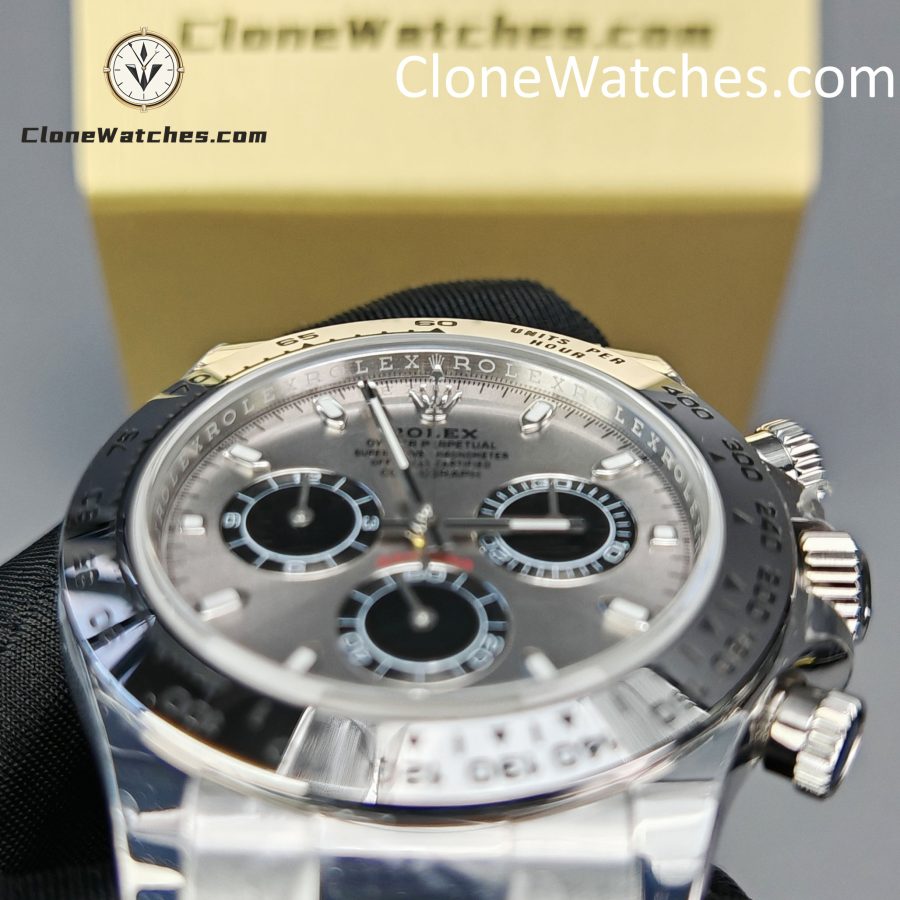Rolex Super Clone Watches 1:1 Daytona Gray Dial m116509-0072 4130 Movement - Image 14