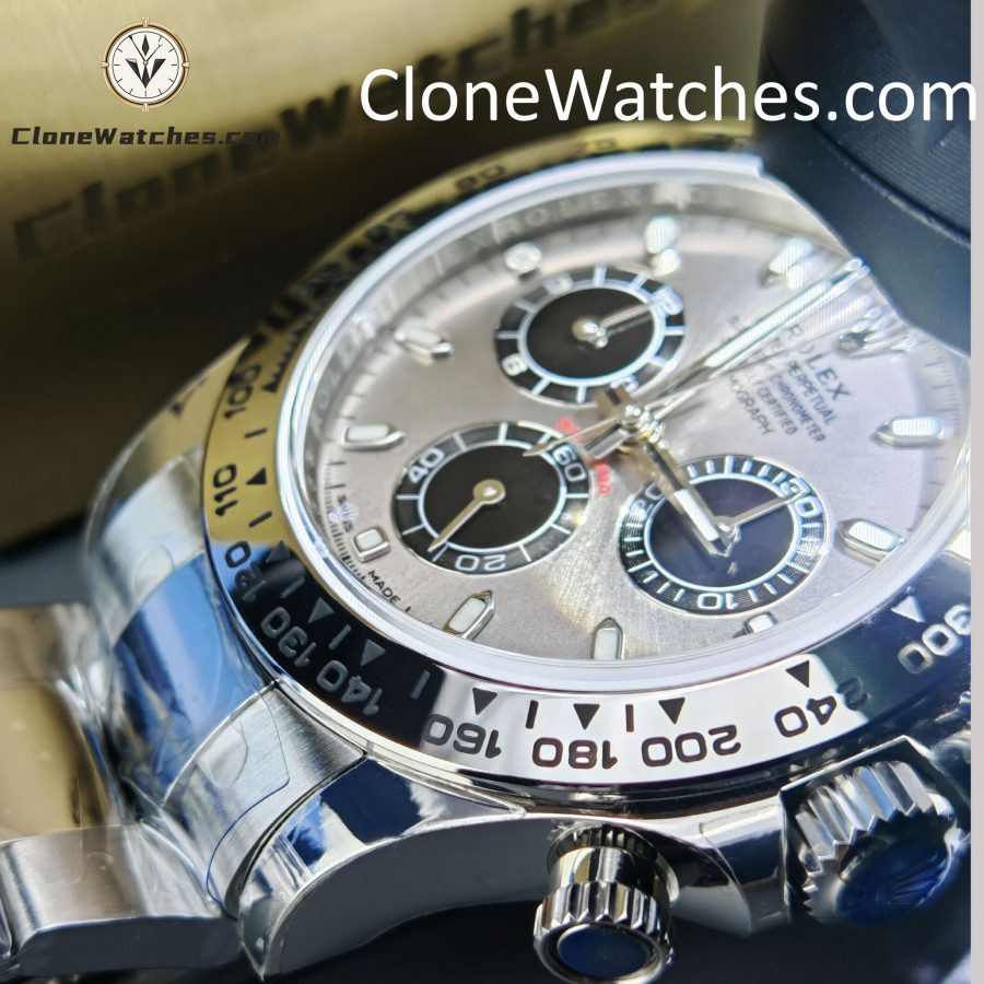 Rolex Super Clone Watches 1:1 Daytona Gray Dial m116509-0072 4130 Movement - Image 15