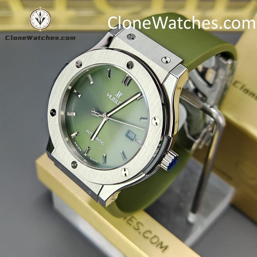 Hublot Super Clone Watches 1:1 Classic Fusion Titanium Green 42MM 542.NX.8970.RX - Image 2
