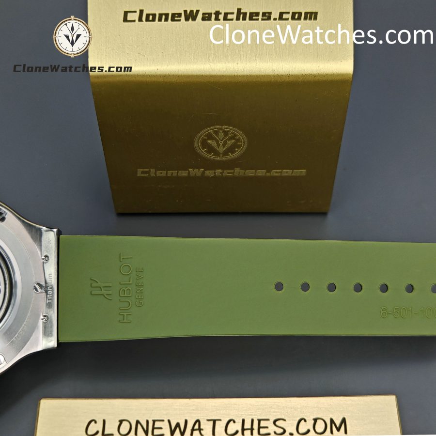 Hublot Super Clone Watches 1:1 Classic Fusion Titanium Green 42MM 542.NX.8970.RX - Image 10