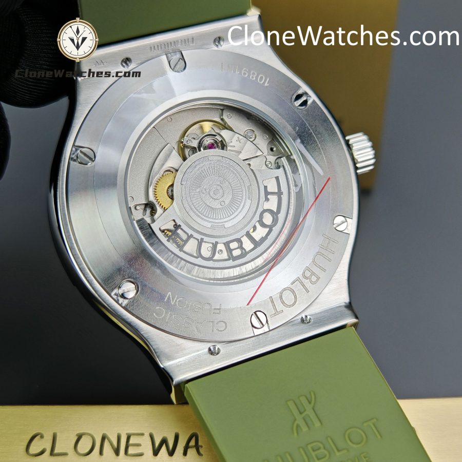 Hublot Super Clone Watches 1:1 Classic Fusion Titanium Green 42MM 542.NX.8970.RX - Image 12