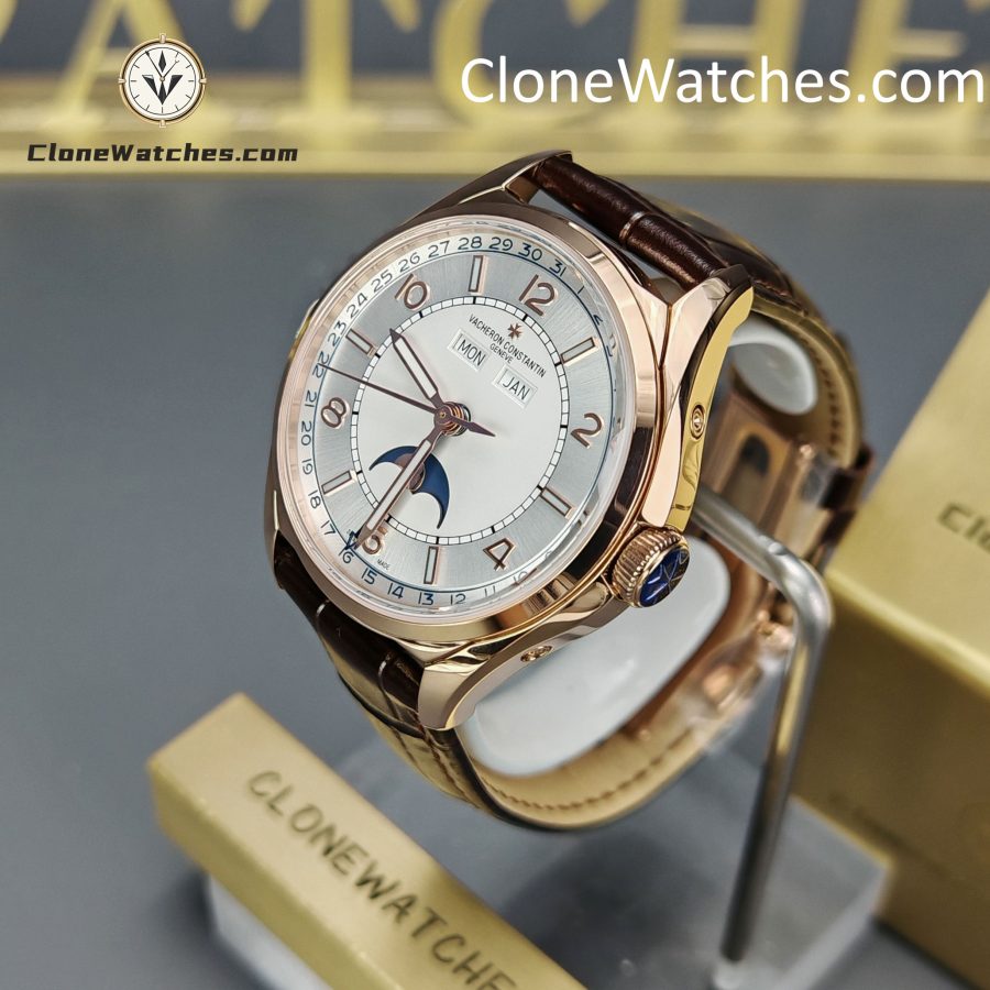 Vacheron Constantin Super Clone Watches 1:1 Fiftysix 4000E/000R-B438 Silver White Dial - Image 3