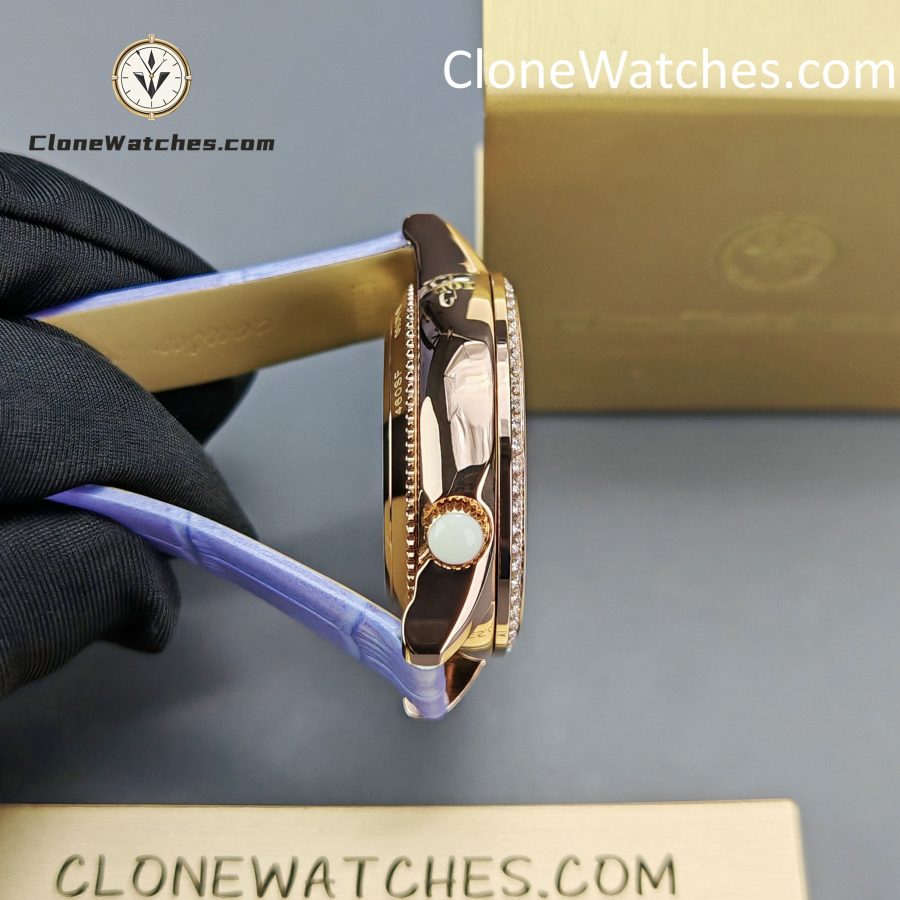 Vacheron Constantin Super Clone Watches 1:1 Égérie Moon Phase 8005F/000R-H030 Purple Dial - Image 6