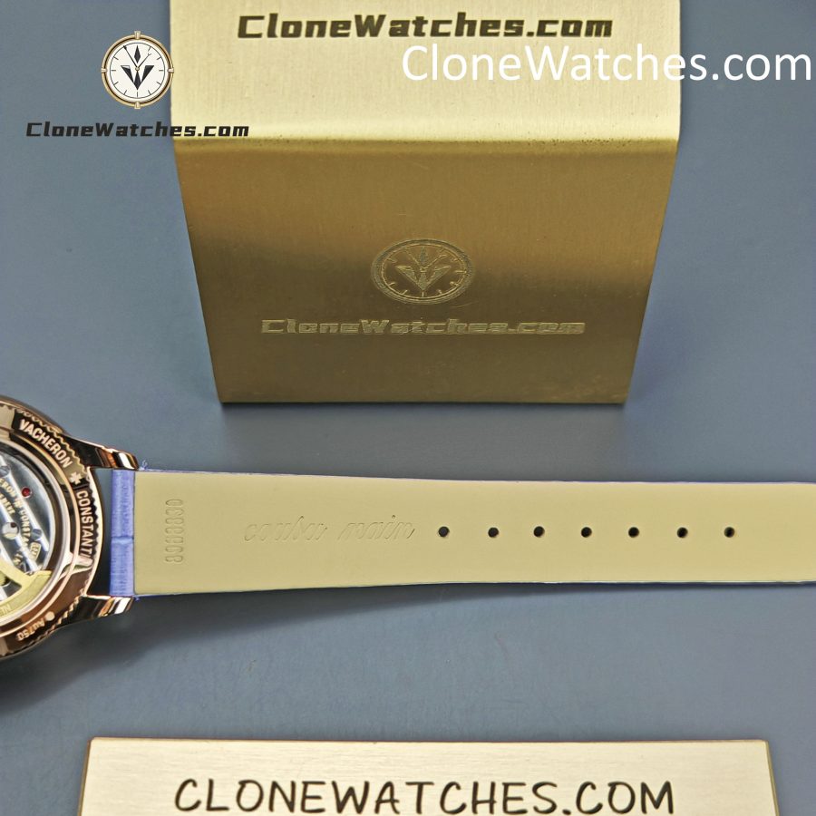 Vacheron Constantin Super Clone Watches 1:1 Égérie Moon Phase 8005F/000R-H030 Purple Dial - Image 13