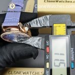 Vacheron Constantin Super Clone Watches 1:1 Égérie Moon Phase 8005F/000R-H030 Purple Dial - Image 14