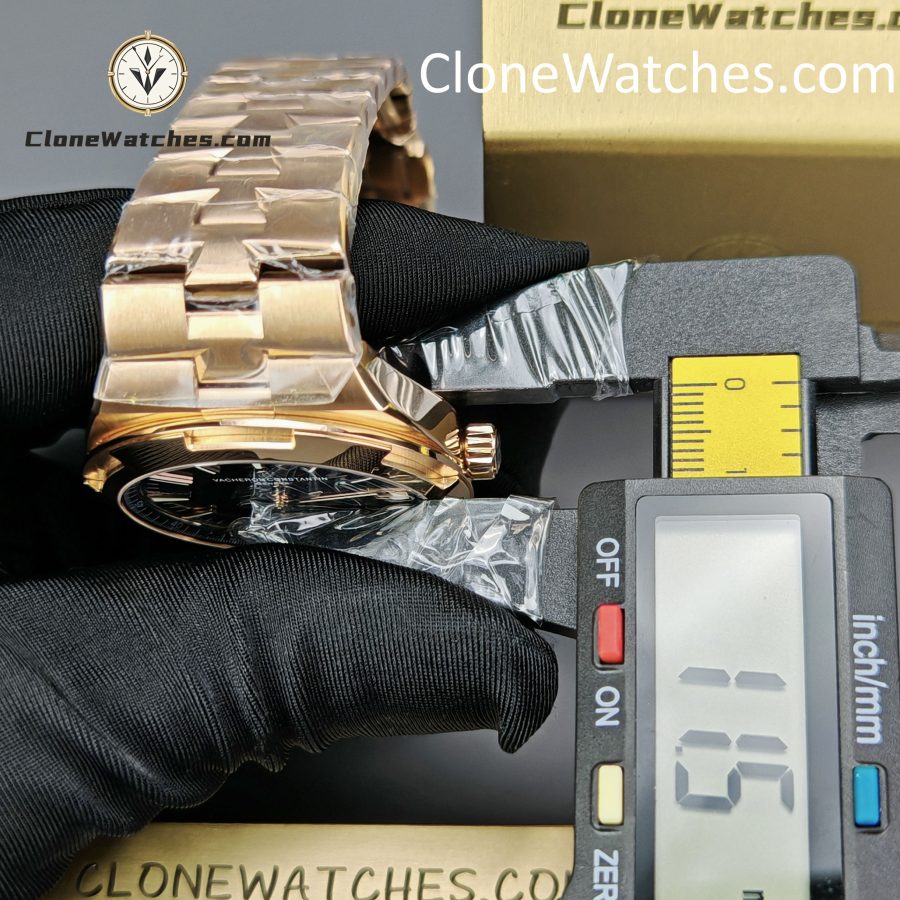 Vacheron Constantin Super Clone Watches 1:1 Overseas Rose Gold 4500V/210R-B705 Blue Dial - Image 17
