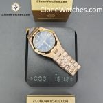 Vacheron Constantin Super Clone Watches 1:1 Overseas Rose Gold 4500V/210R-B705 Blue Dial - Image 18