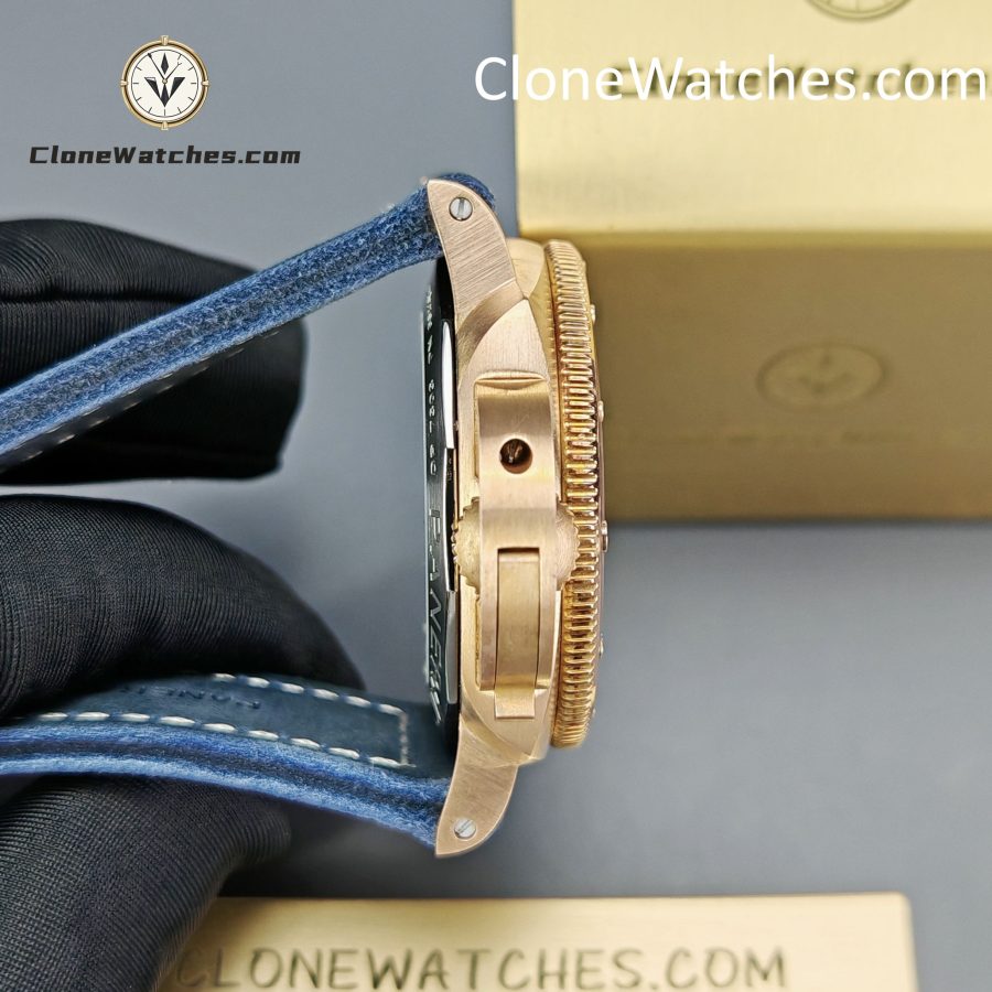 Panerai Super Clone Watches 1:1 Submersible Bronzo PAM01074 Blue Dial - Image 7