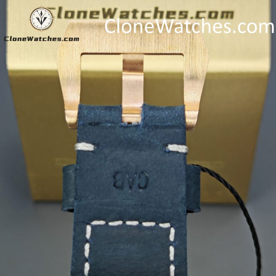 Panerai Super Clone Watches 1:1 Submersible Bronzo PAM01074 Blue Dial - Image 10