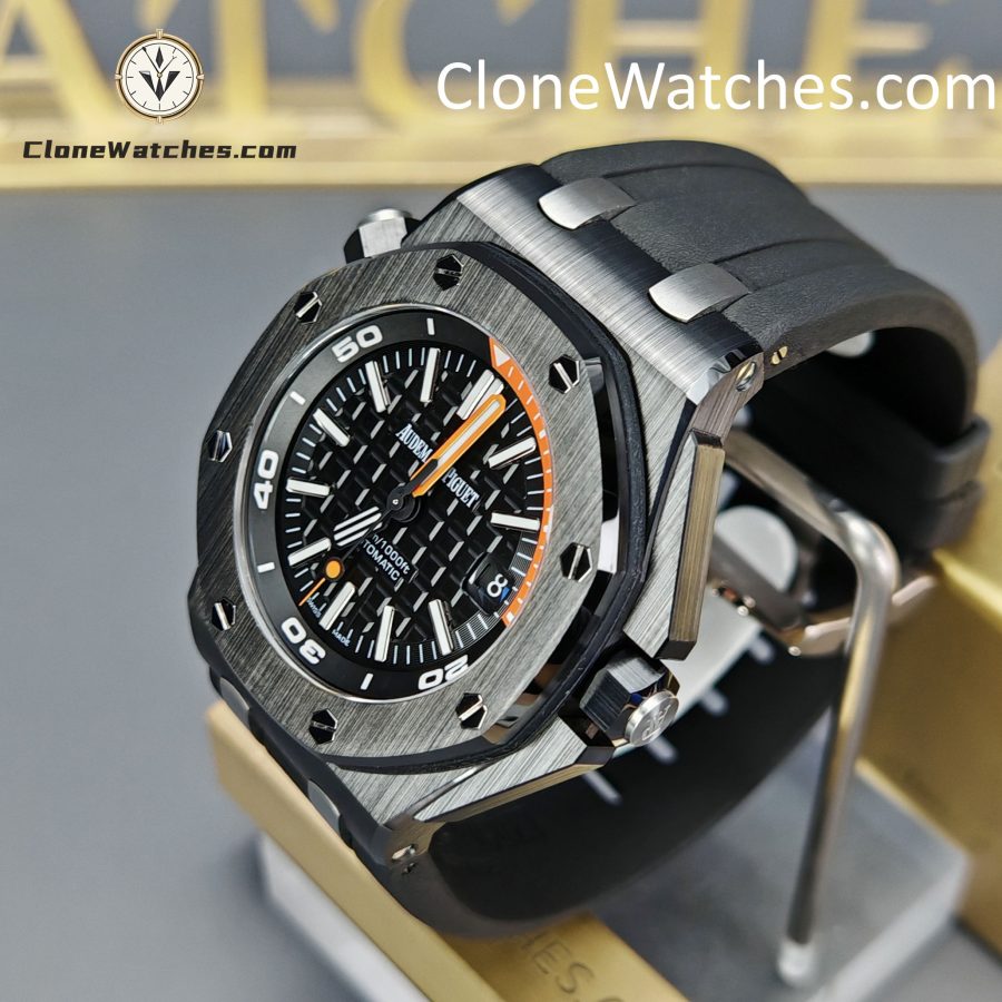 Audemars Piguet Super Clone Watches 1:1 Royal Oak Offshore 15707 Black Dial - Image 3
