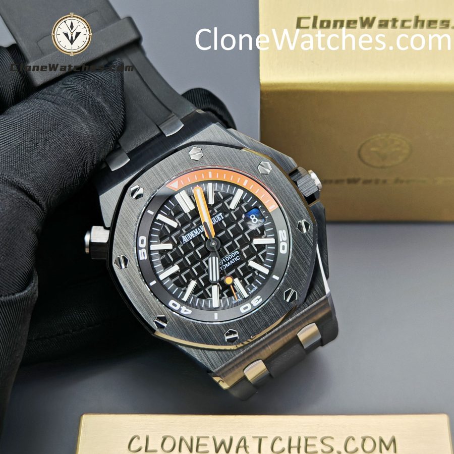 Audemars Piguet Super Clone Watches 1:1 Royal Oak Offshore 15707 Black Dial - Image 5