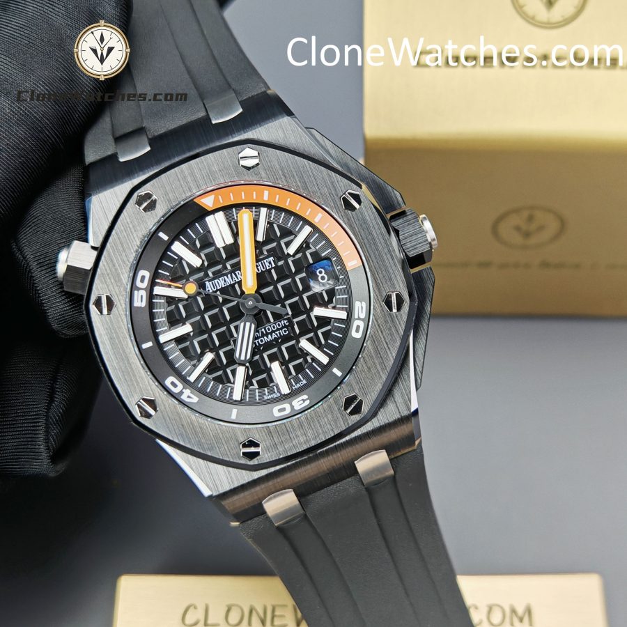 Audemars Piguet Super Clone Watches 1:1 Royal Oak Offshore 15707 Black Dial - Image 6