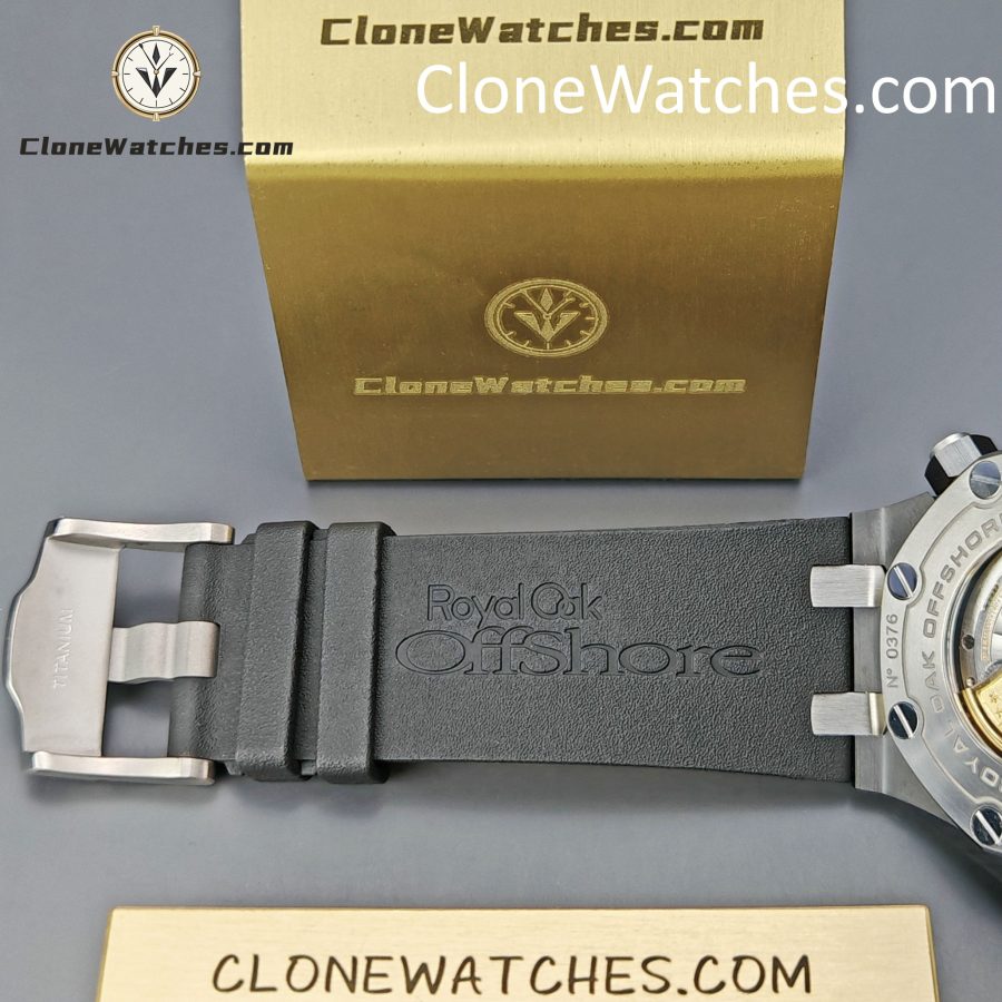 Audemars Piguet Super Clone Watches 1:1 Royal Oak Offshore 15707 Black Dial - Image 11