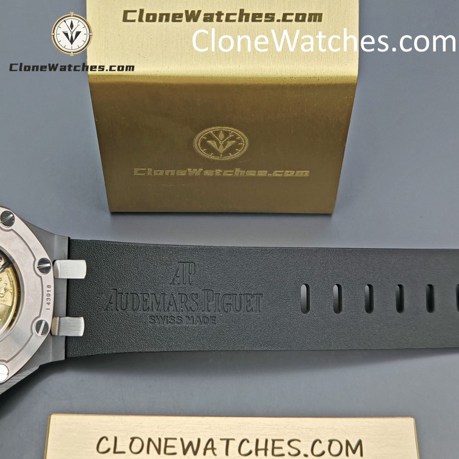 Audemars Piguet Super Clone Watches 1:1 Royal Oak Offshore 15707 Black Dial - Image 12