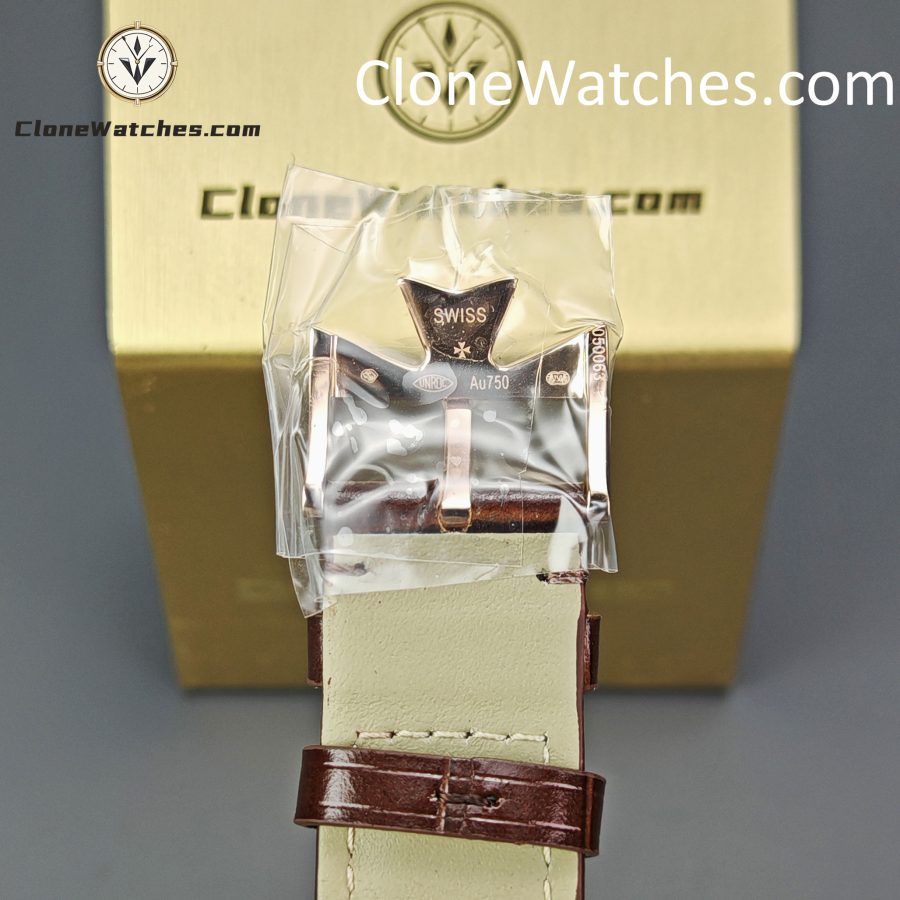 Vacheron Constantin Super Clone Watches 1:1 Patrimony Rose Gold 85180/000R-9166 Black Dial - Image 9