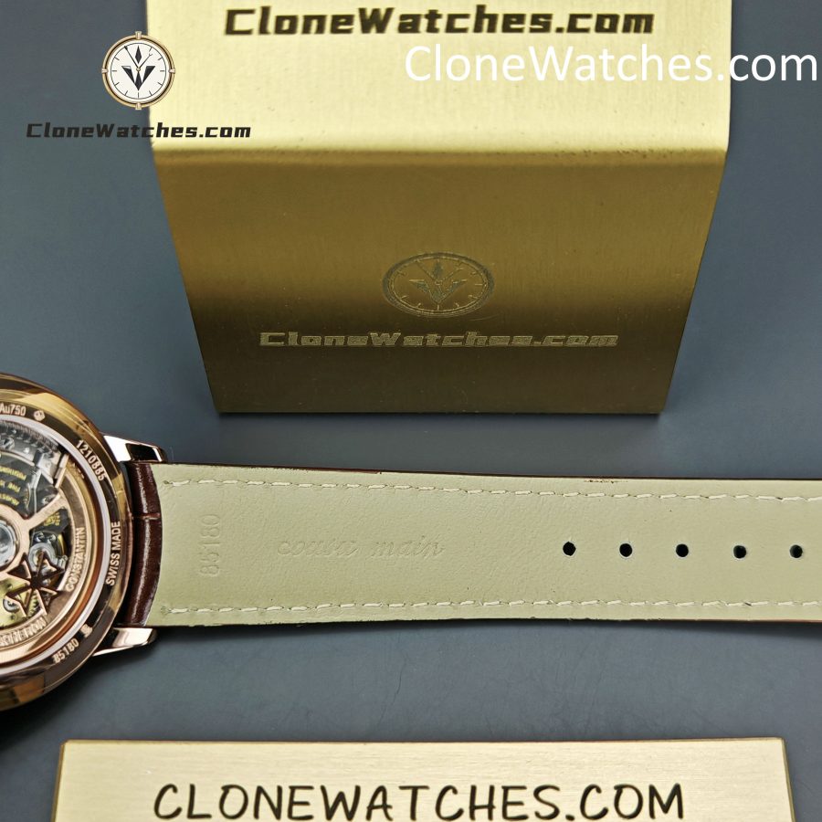 Vacheron Constantin Super Clone Watches 1:1 Patrimony Rose Gold 85180/000R-9166 Black Dial - Image 11