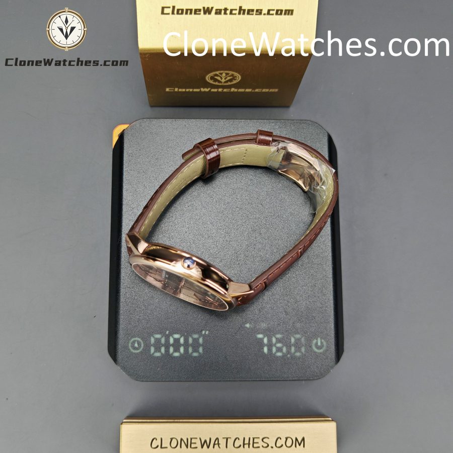 Vacheron Constantin Super Clone Watches 1:1 Patrimony Rose Gold 85180/000R-9166 Black Dial - Image 15