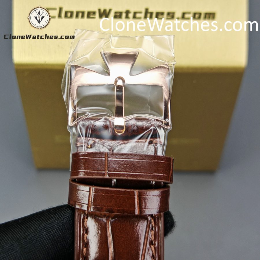 Vacheron Constantin Super Clone Watches 1:1 Patrimony Rose Gold 85180/000R-9248 White Dial - Image 11