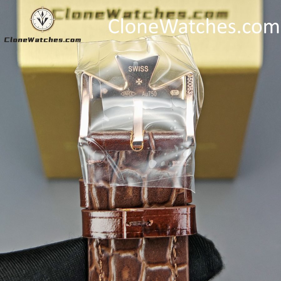 Vacheron Constantin Super Clone Watches 1:1 Patrimony Rose Gold 85180/000R-9248 White Dial - Image 10