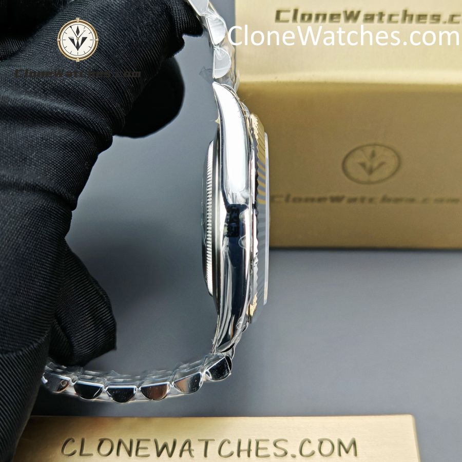 Rolex Super Clone Watches 1:1 DateJust Grey Dial m126334-0013 Jubilee 41MM 3235 Movement - Image 8