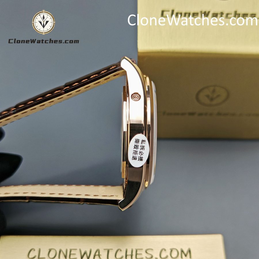 Vacheron Constantin Super Clone Watches 1:1 Fiftysix 4000E/000R-B065 Sepia Brown-Toned Dial - Image 8