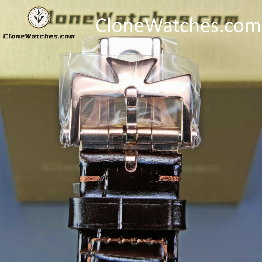 Vacheron Constantin Super Clone Watches 1:1 Fiftysix 4000E/000R-B065 Sepia Brown-Toned Dial - Image 9