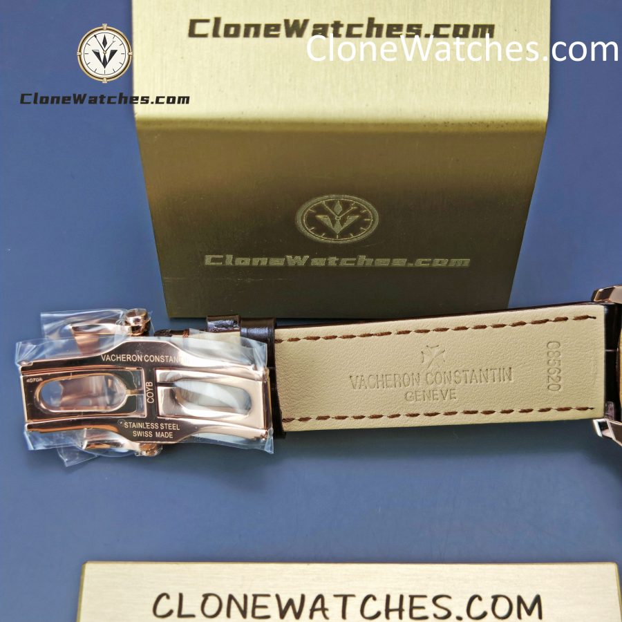 Vacheron Constantin Super Clone Watches 1:1 Fiftysix 4000E/000R-B065 Sepia Brown-Toned Dial - Image 10