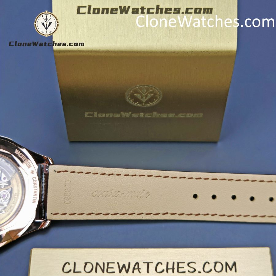 Vacheron Constantin Super Clone Watches 1:1 Fiftysix 4000E/000R-B065 Sepia Brown-Toned Dial - Image 11