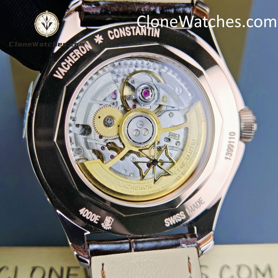 Vacheron Constantin Super Clone Watches 1:1 Fiftysix 4000E/000R-B065 Sepia Brown-Toned Dial - Image 12