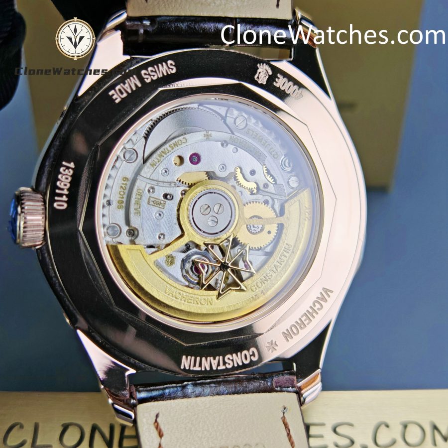 Vacheron Constantin Super Clone Watches 1:1 Fiftysix 4000E/000R-B065 Sepia Brown-Toned Dial - Image 13
