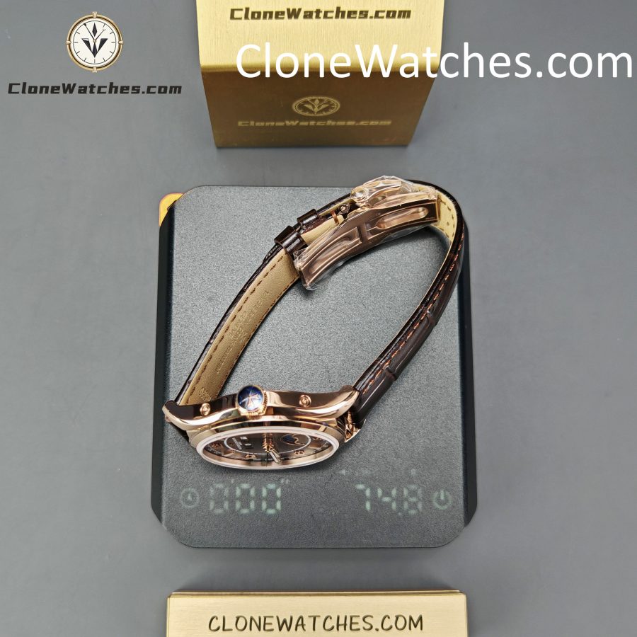 Vacheron Constantin Super Clone Watches 1:1 Fiftysix 4000E/000R-B065 Sepia Brown-Toned Dial - Image 15