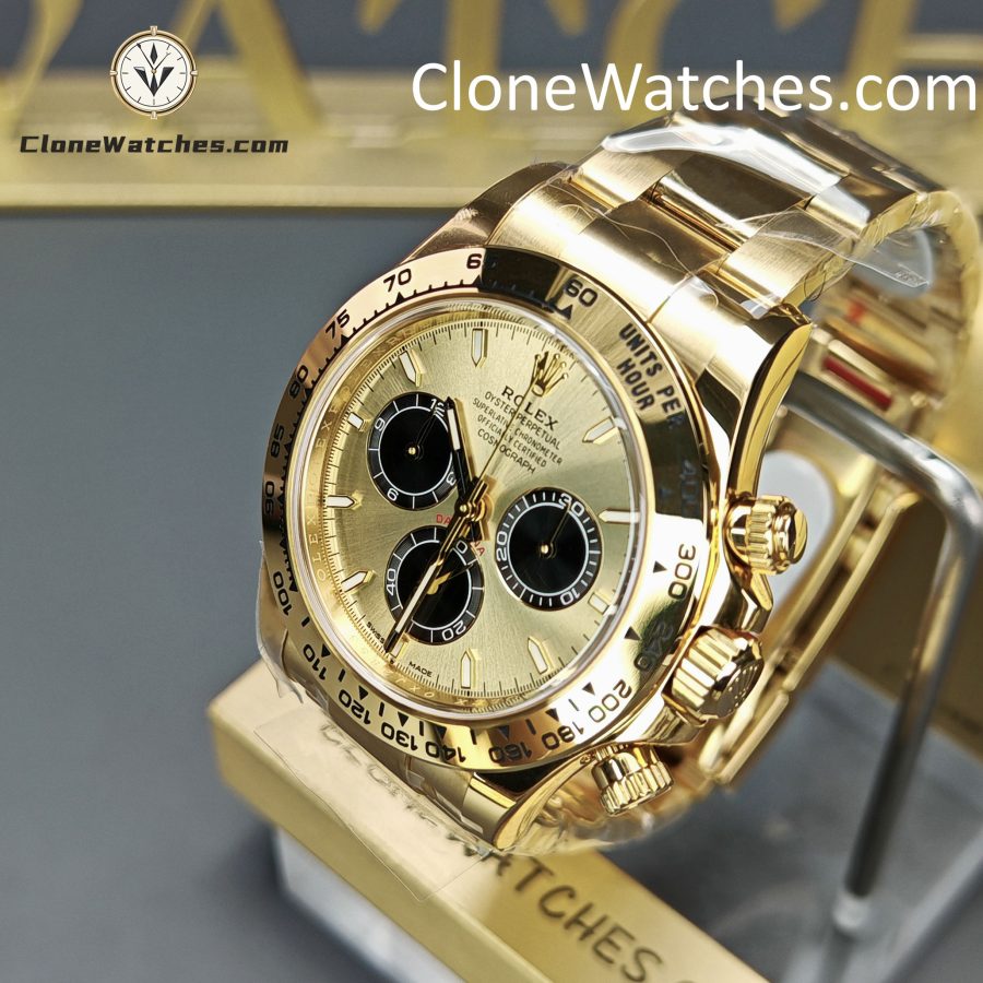 Rolex Super Clone Watches 1:1 Daytona 18K Gold M126508-0006 4131 Movement - Image 3