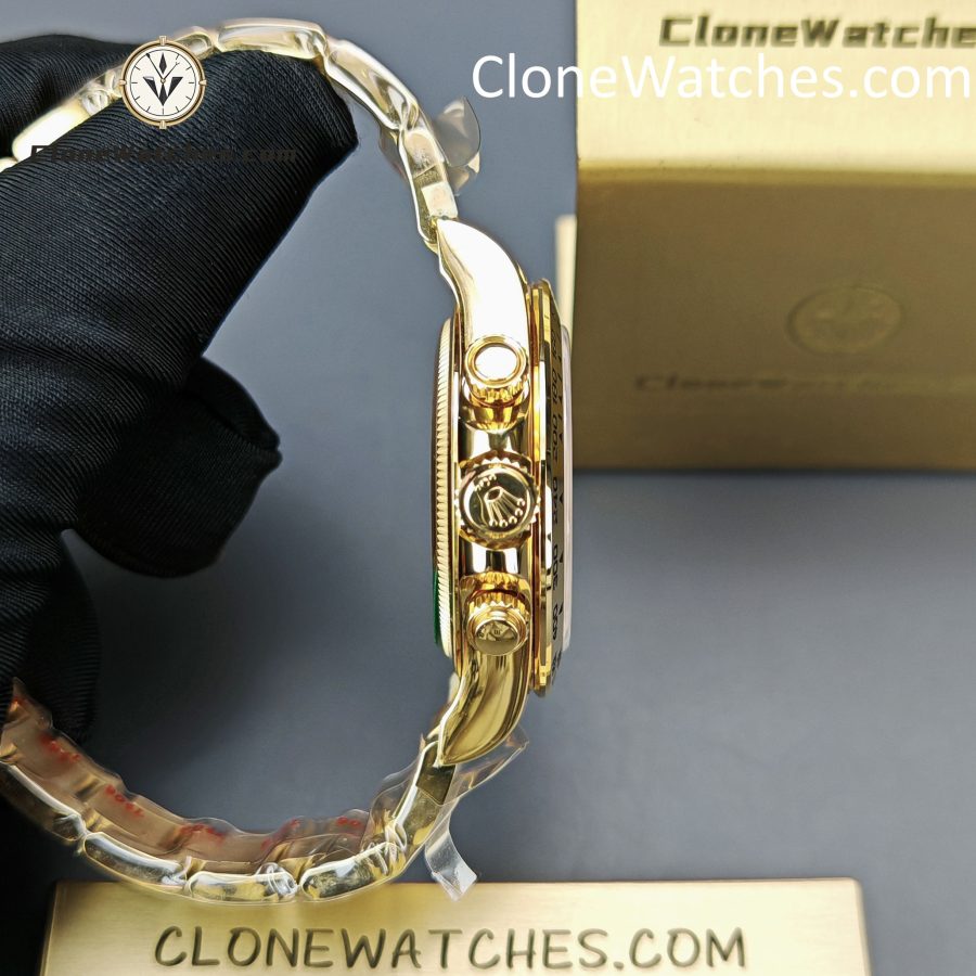 Rolex Super Clone Watches 1:1 Daytona 18K Gold M126508-0006 4131 Movement - Image 8